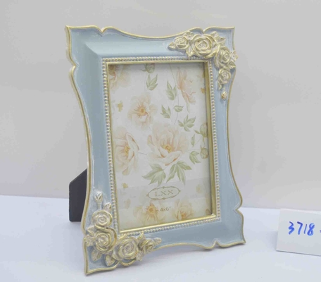 4×6 Inch Embossed Resin Frame with Floral Filigree - Antique-inspired Home Accent