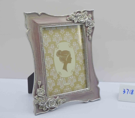 4×6 Inch Embossed Resin Frame with Floral Filigree - Antique-inspired Home Accent