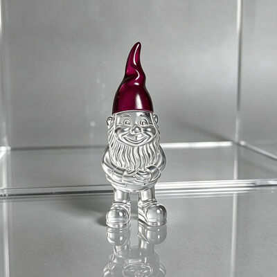 Decorative resin transparent figurine made with resin materials offering customizable options for home and office decoration