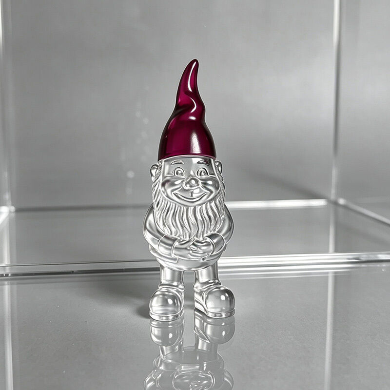 Decorative resin transparent figurine made with resin materials offering customizable options for home and office decoration
